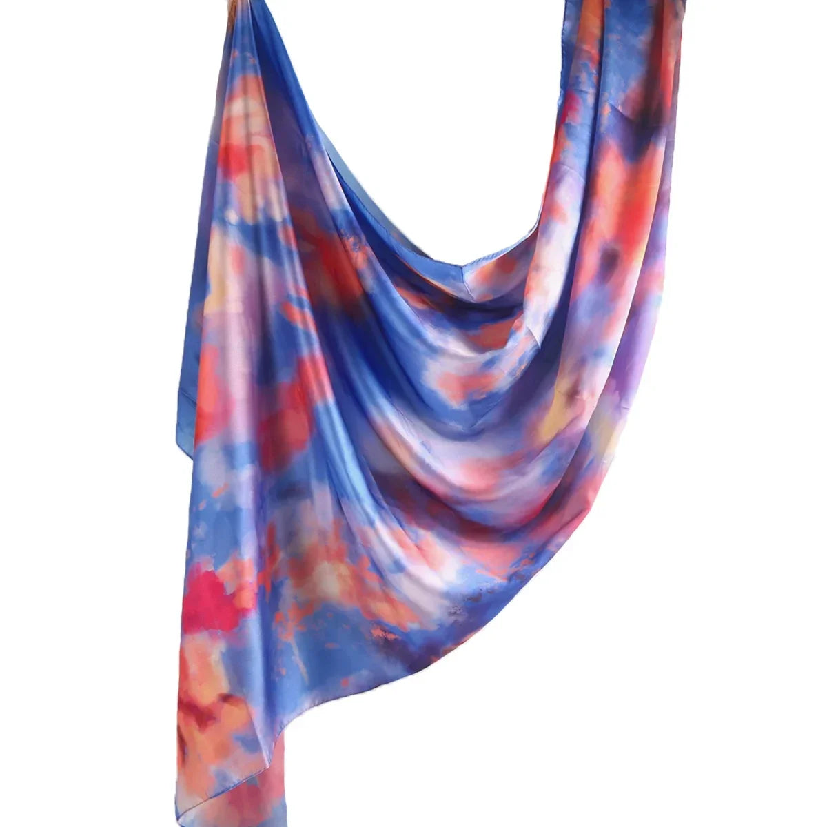 180*85cm Premium Ombre Marble Water Print Shawl Hijab Scarves Muslim Ethnic Woman Chiffon Silk Bandanas Printed Hijabs