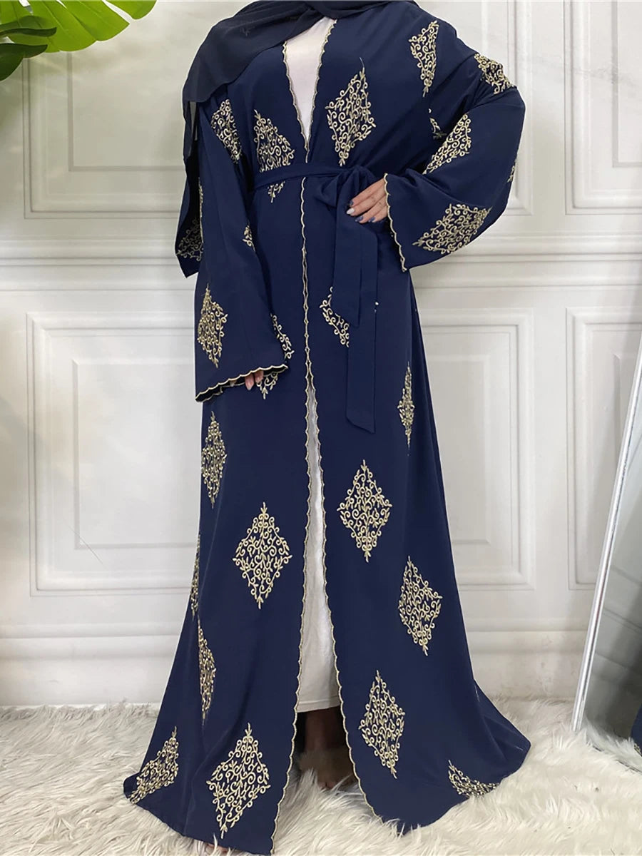 Modest Abaya Ramadan Dubai Robe Femme Musulmane Turkey Kaftan Islamic Clothing Muslim For Women Kimono Caftan Marocain Cardigan