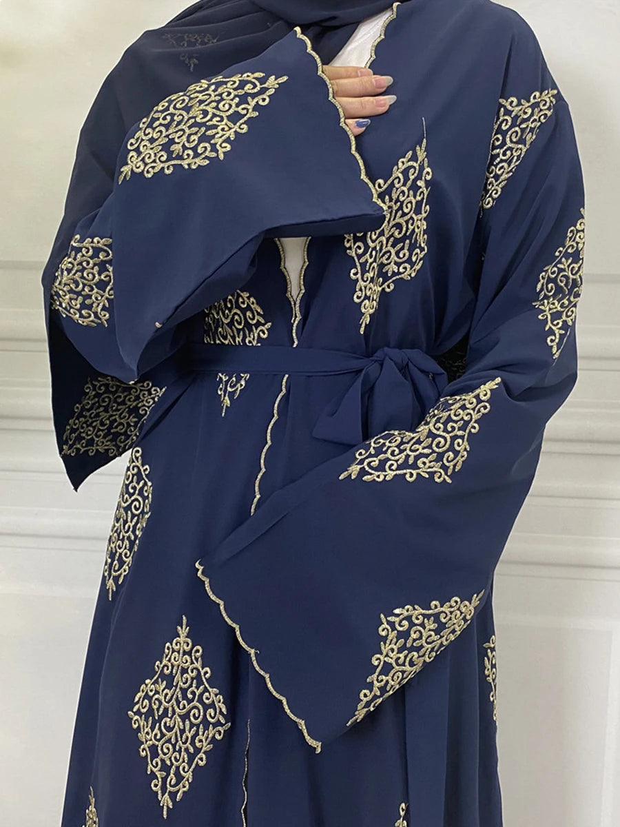 Modest Abaya Ramadan Dubai Robe Femme Musulmane Turkey Kaftan Islamic Clothing Muslim For Women Kimono Caftan Marocain Cardigan