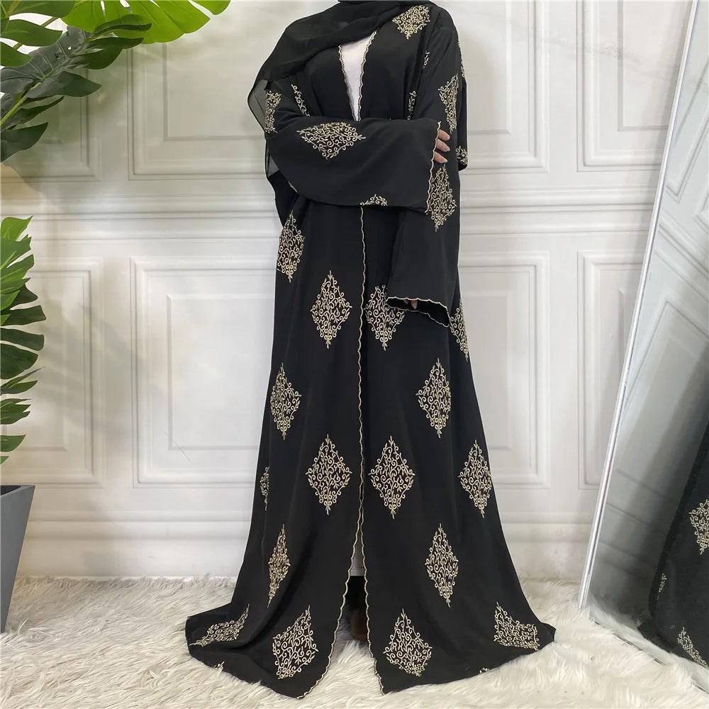 Modest Abaya Ramadan Dubai Robe Femme Musulmane Turkey Kaftan Islamic Clothing Muslim For Women Kimono Caftan Marocain Cardigan