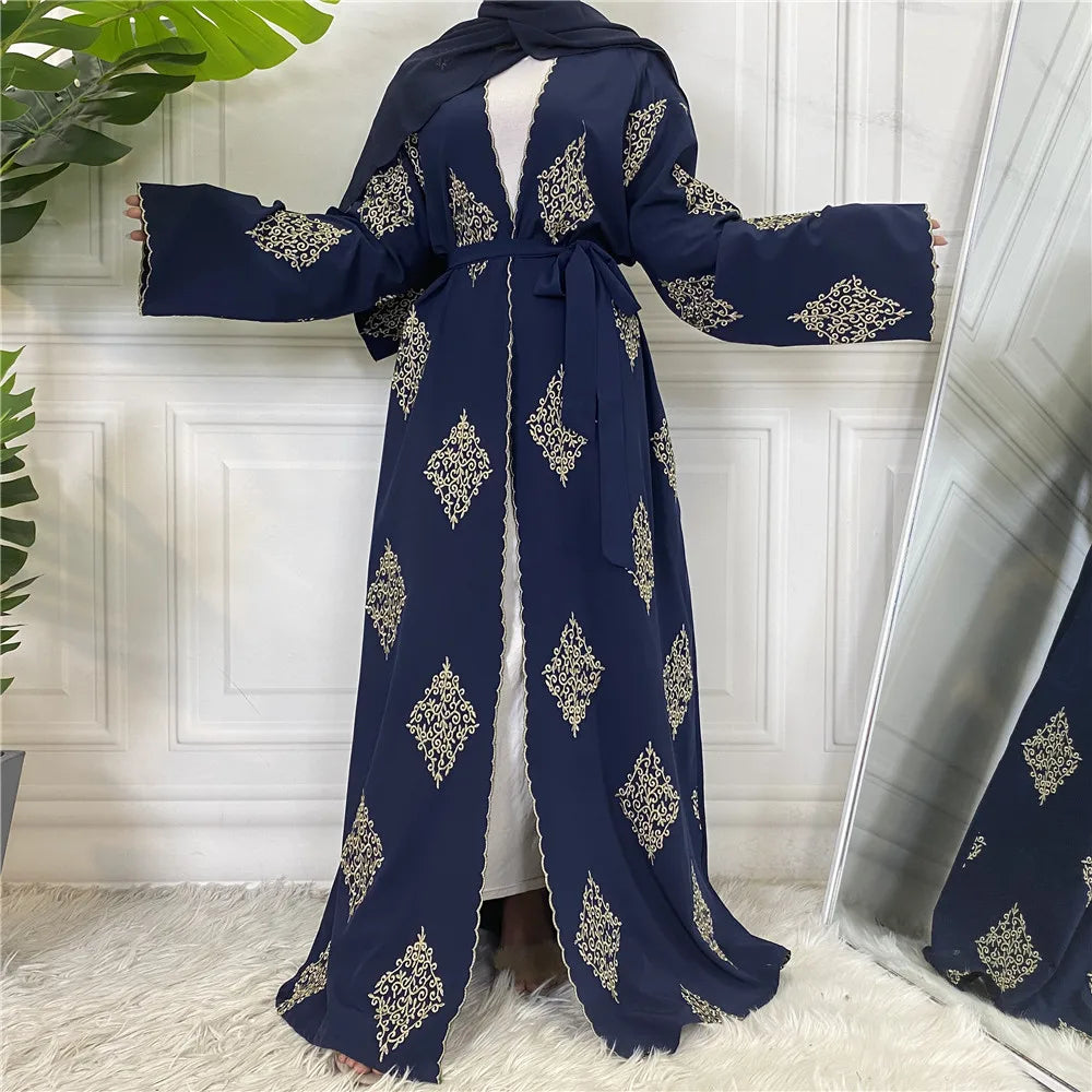 Modest Abaya Ramadan Dubai Robe Femme Musulmane Turkey Kaftan Islamic Clothing Muslim For Women Kimono Caftan Marocain Cardigan