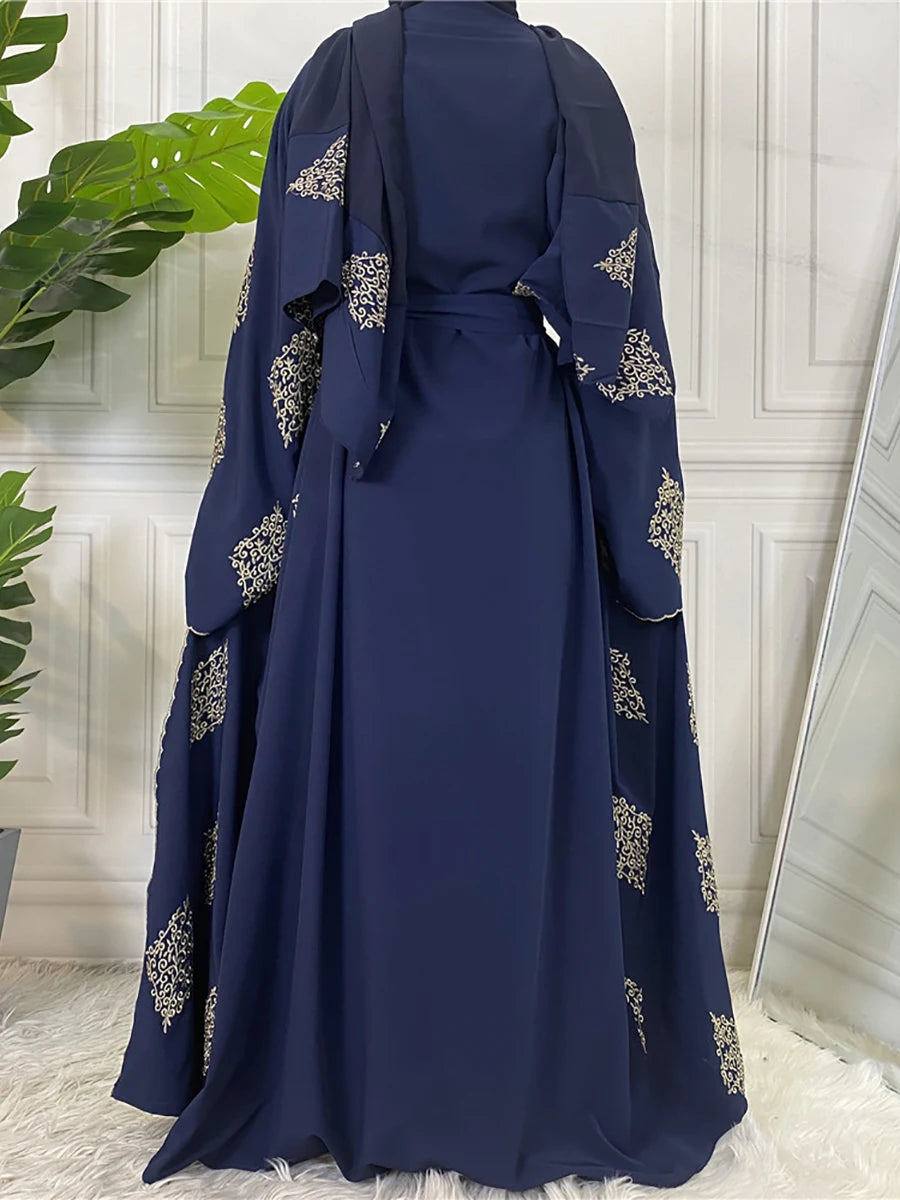 Modest Abaya Ramadan Dubai Robe Femme Musulmane Turkey Kaftan Islamic Clothing Muslim For Women Kimono Caftan Marocain Cardigan
