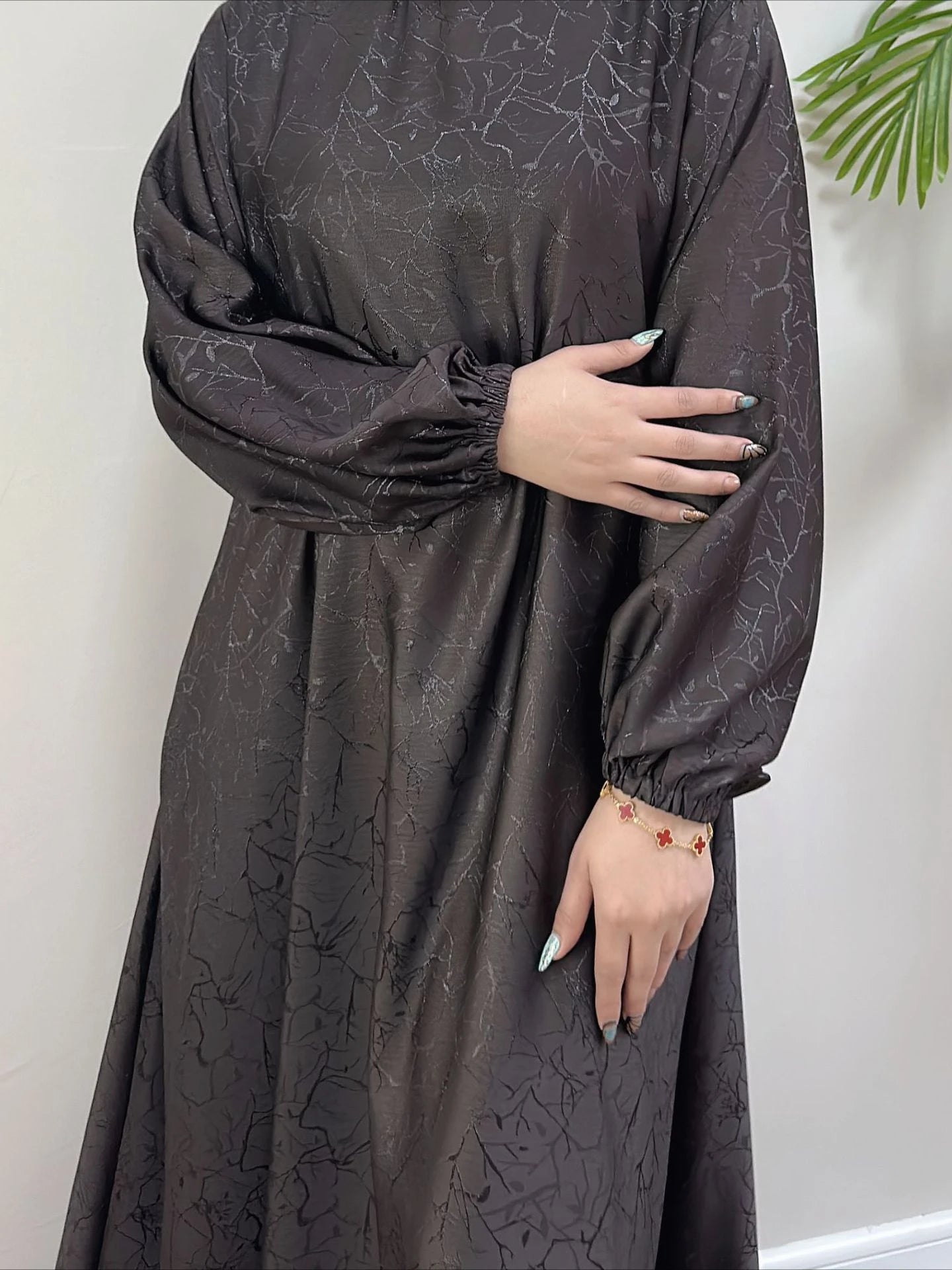 Eid Floral Print Muslim Abaya Dress Women Ramadan Satin Party Dresses Dubai Arab Moroccon Kaftan Gown Robe Vestido Caftan 2025