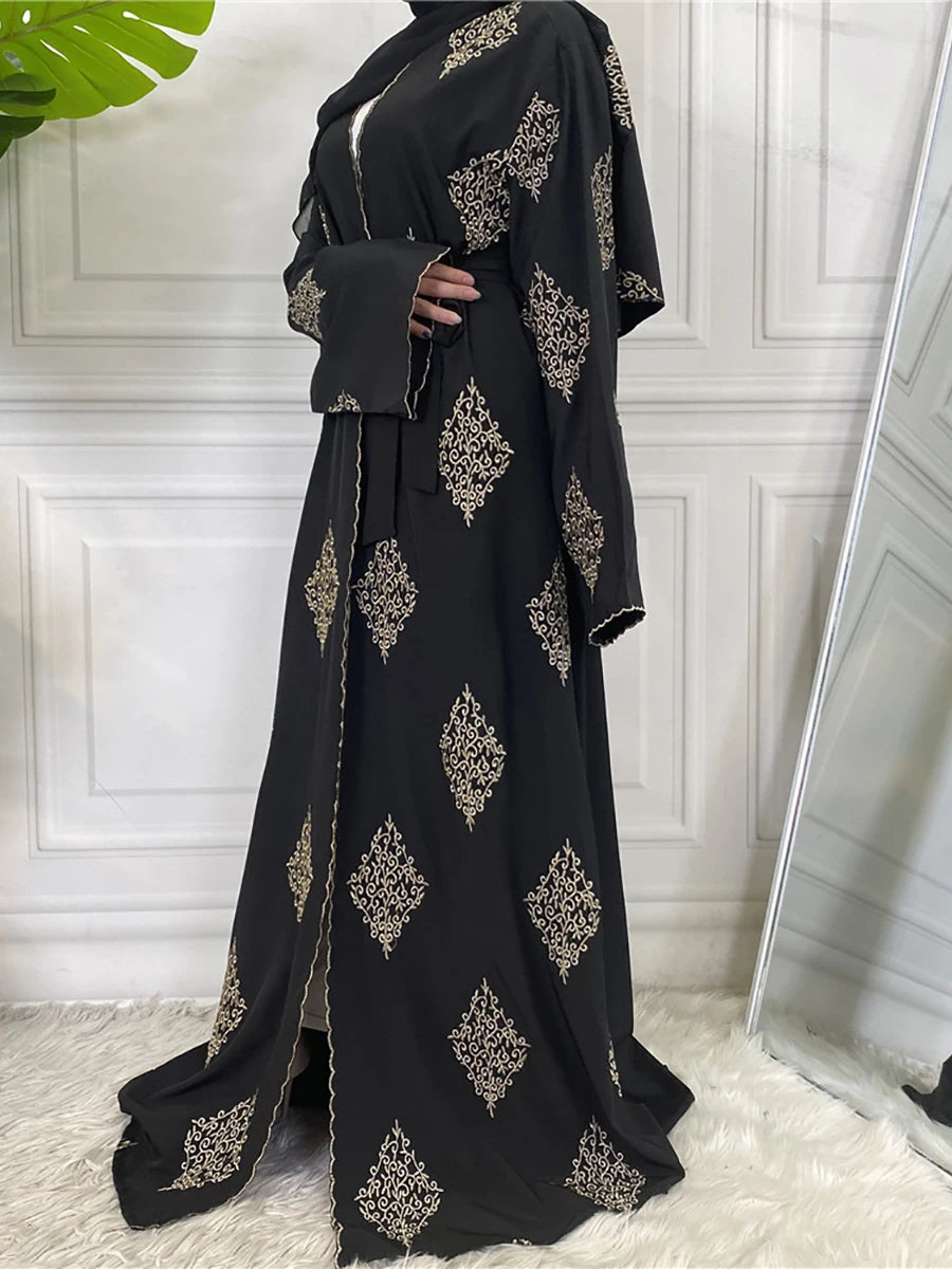 Modest Abaya Ramadan Dubai Robe Femme Musulmane Turkey Kaftan Islamic Clothing Muslim For Women Kimono Caftan Marocain Cardigan