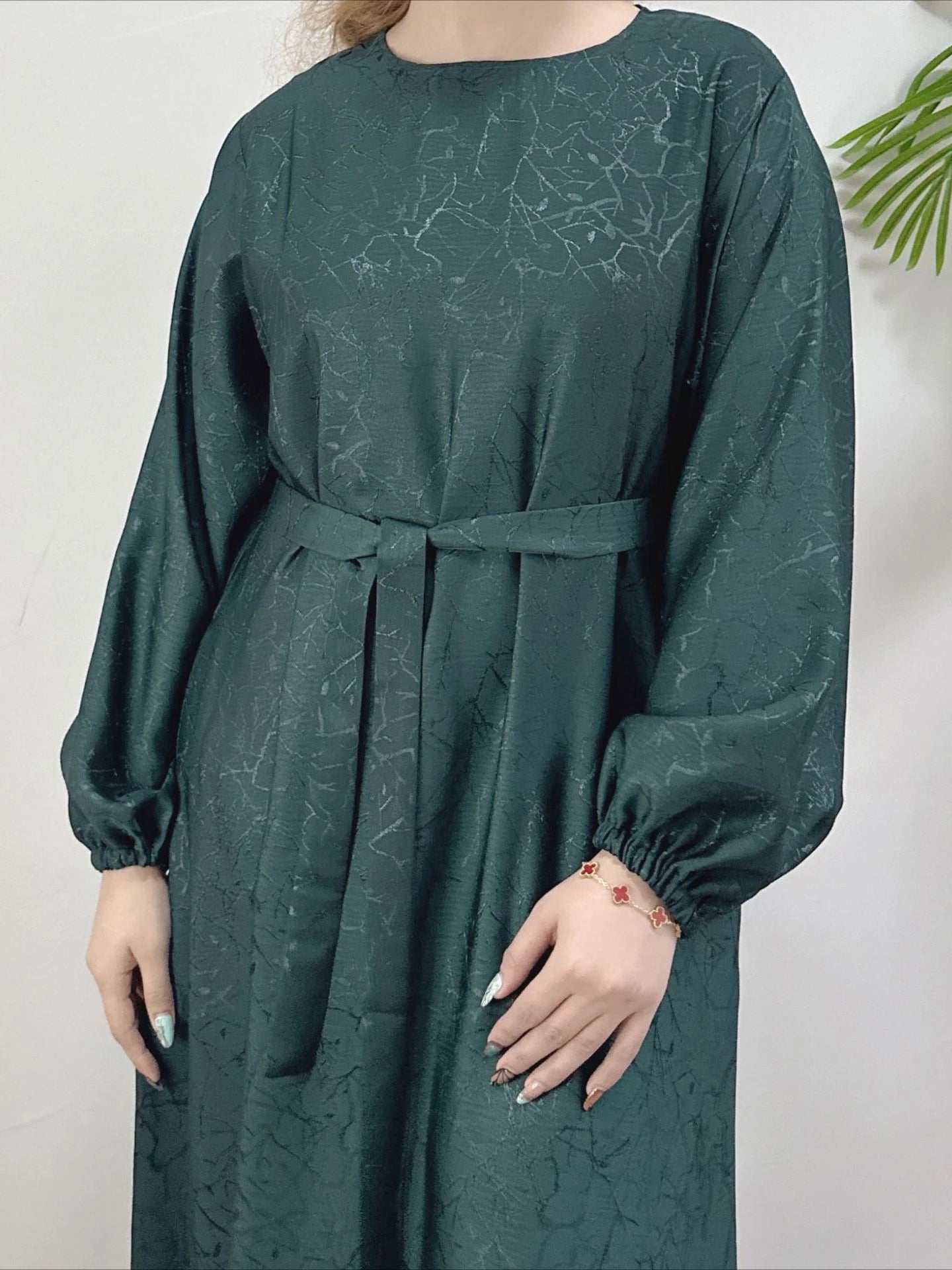 Eid Floral Print Muslim Abaya Dress Women Ramadan Satin Party Dresses Dubai Arab Moroccon Kaftan Gown Robe Vestido Caftan 2025