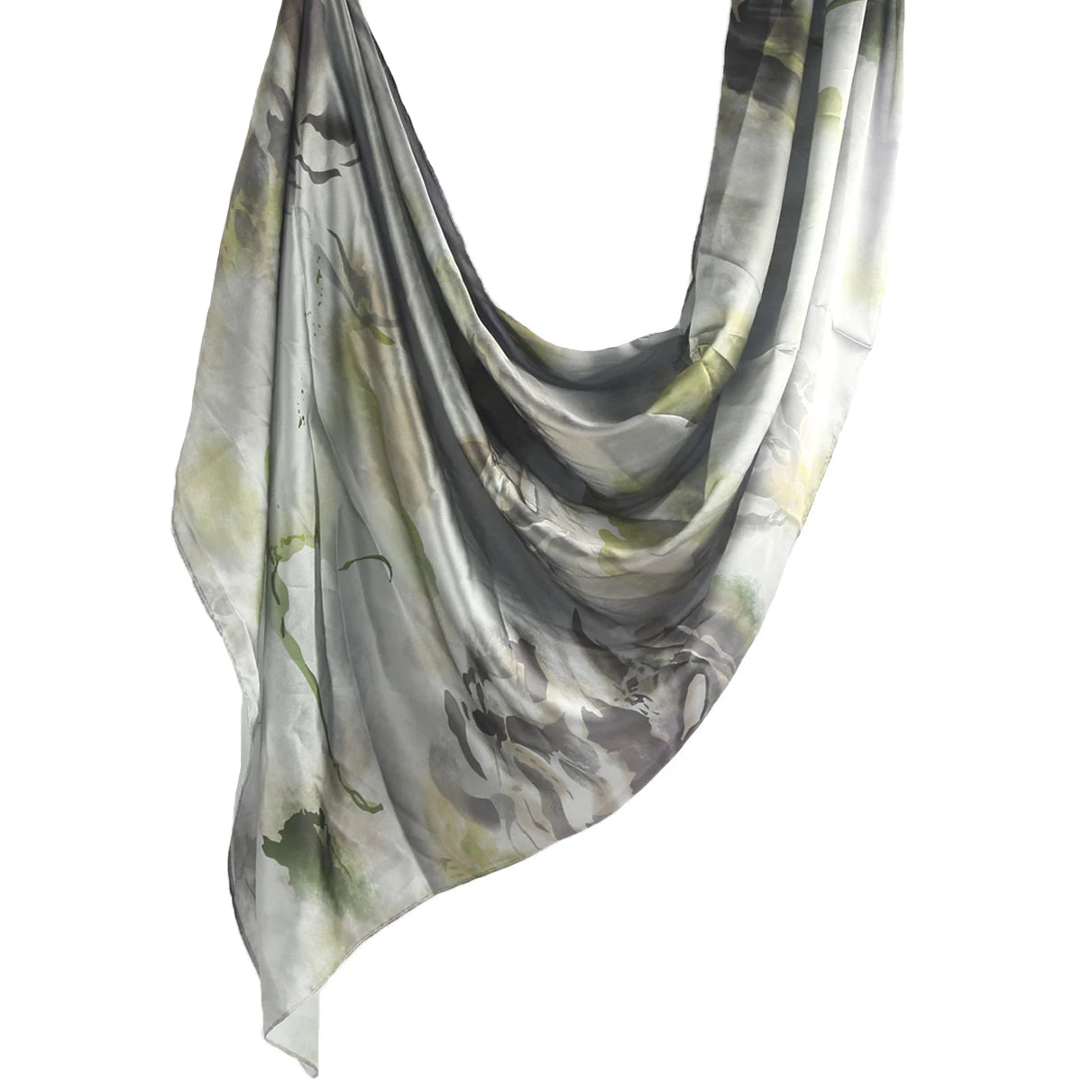 180*85cm Premium Ombre Marble Water Print Shawl Hijab Scarves Muslim Ethnic Woman Chiffon Silk Bandanas Printed Hijabs