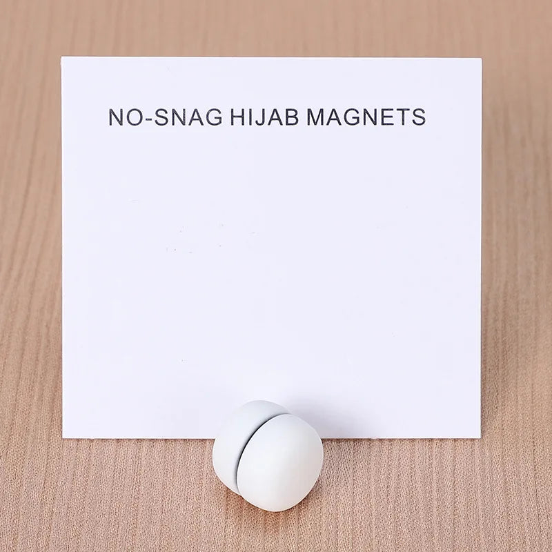 WLP Fashion Matte Silk Scarf Magnetic Brooch Hijab Round Clips for Women Shawl Muslim Strong Magnetic Button Turban Accessories