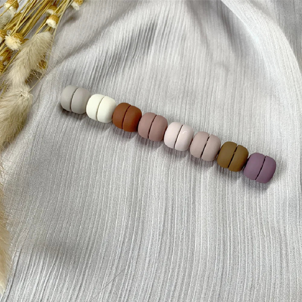 WLP Fashion Matte Silk Scarf Magnetic Brooch Hijab Round Clips for Women Shawl Muslim Strong Magnetic Button Turban Accessories
