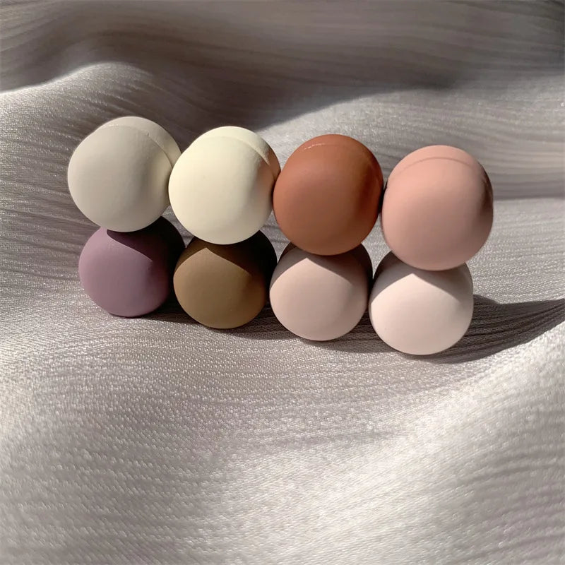 WLP Fashion Matte Silk Scarf Magnetic Brooch Hijab Round Clips for Women Shawl Muslim Strong Magnetic Button Turban Accessories